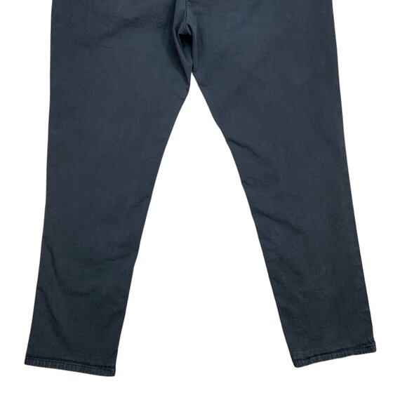 Marine Layer Mens Saturday Slim Straight Twill Pant 2XL XXL China Blue Organic - Picture 10 of 12